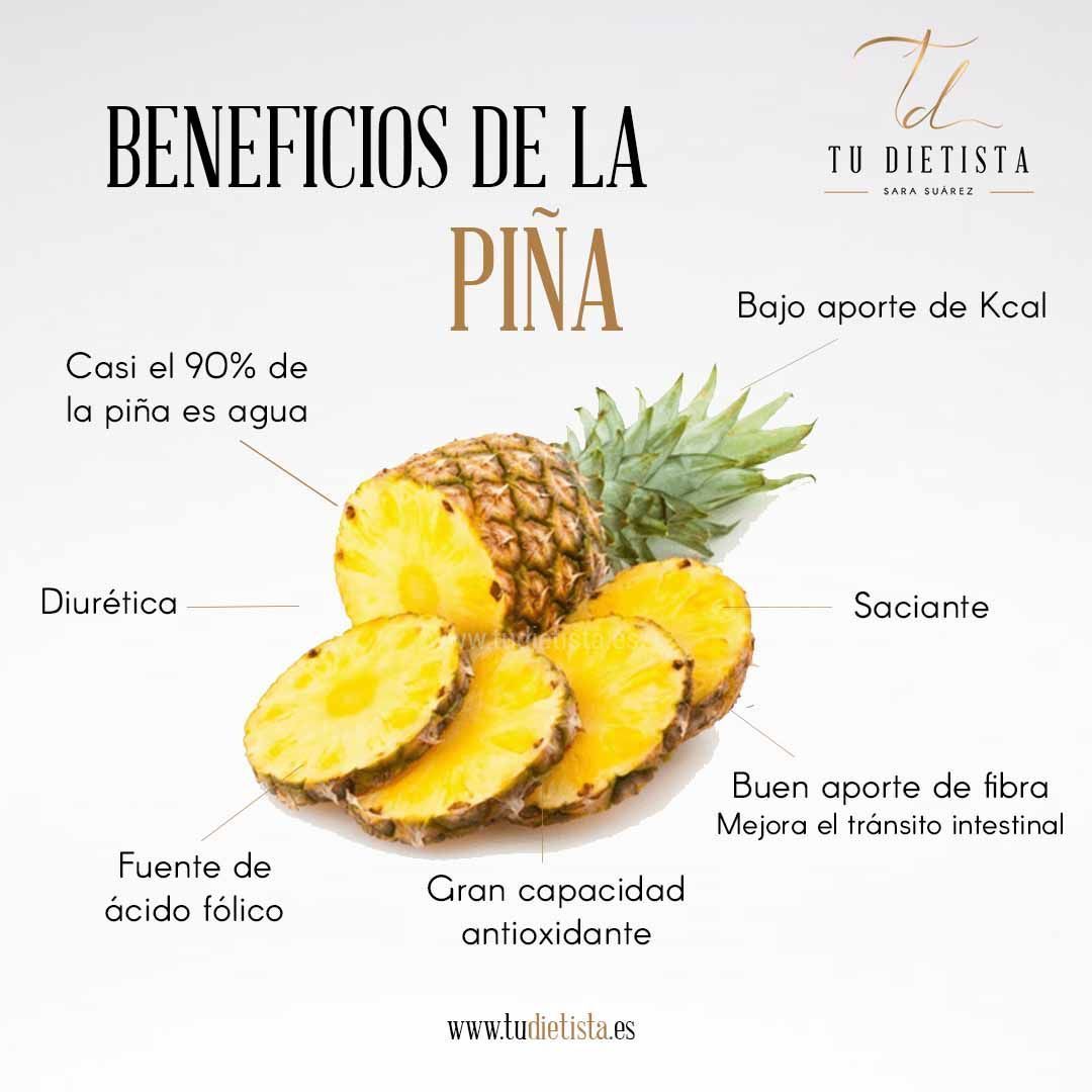 Beneficios De La Piña | TU DIETISTA Sara Suárez
